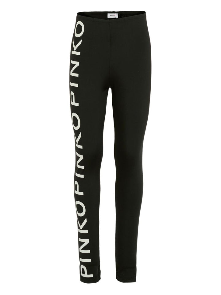 Leggings nere per bambina KFPA019CLY002 N001 Pinko Kids 