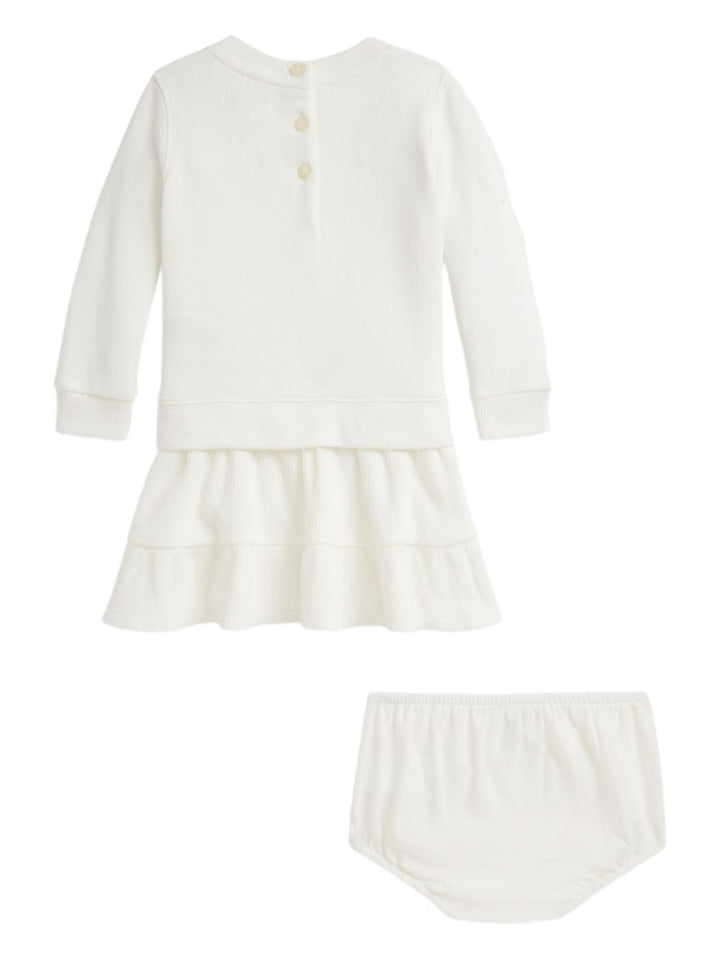 Abito bianco per neonato 310981086 001 Ralph Lauren Kids 