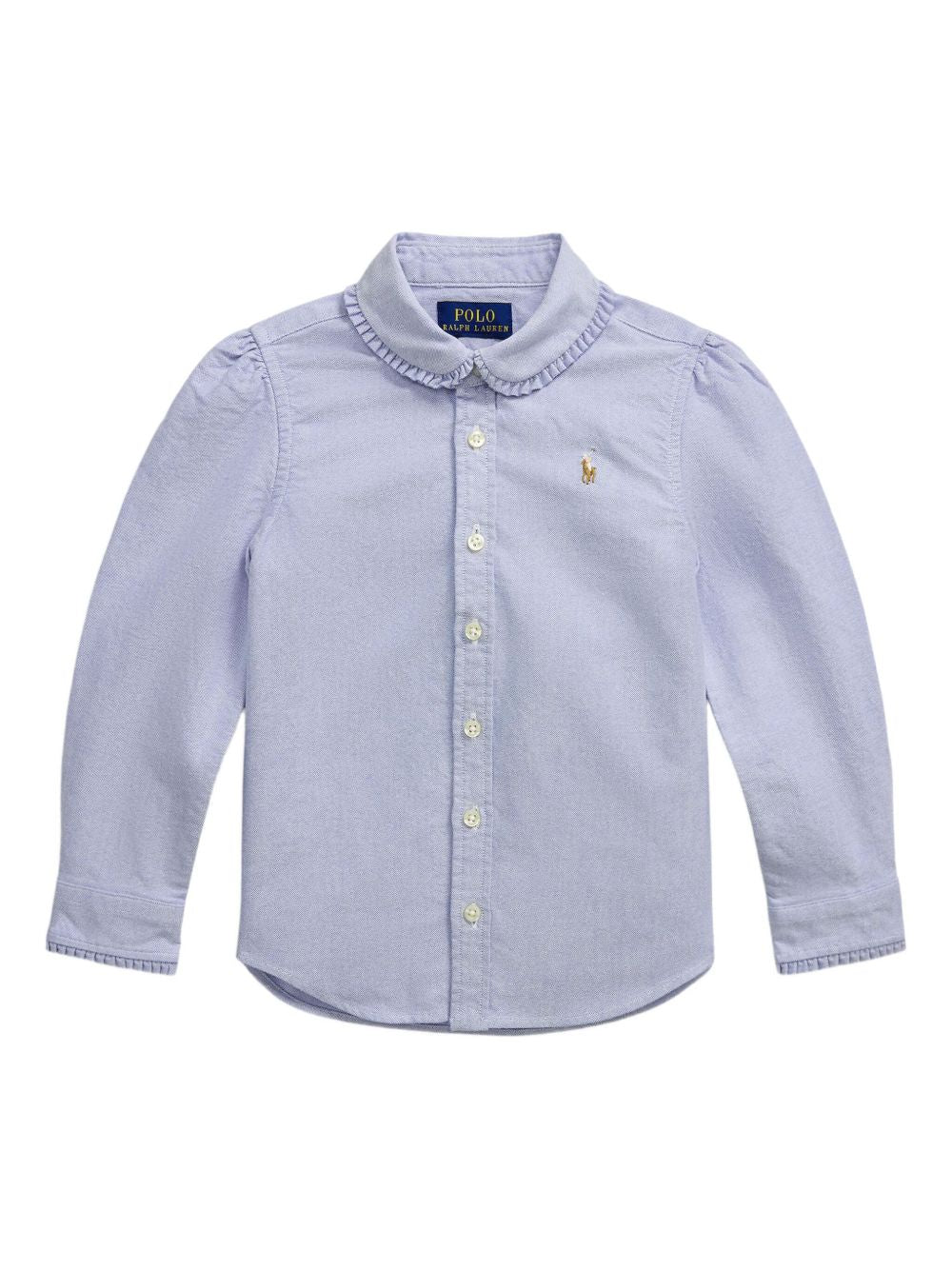 Camicia azzurra per bambina 312929954 003 Ralph Lauren Kids 