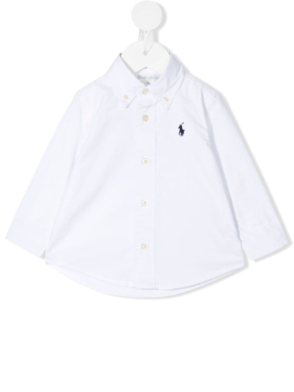 Camicia per neonato in cotone bianca 320819238 001 Ralph Lauren Kids 