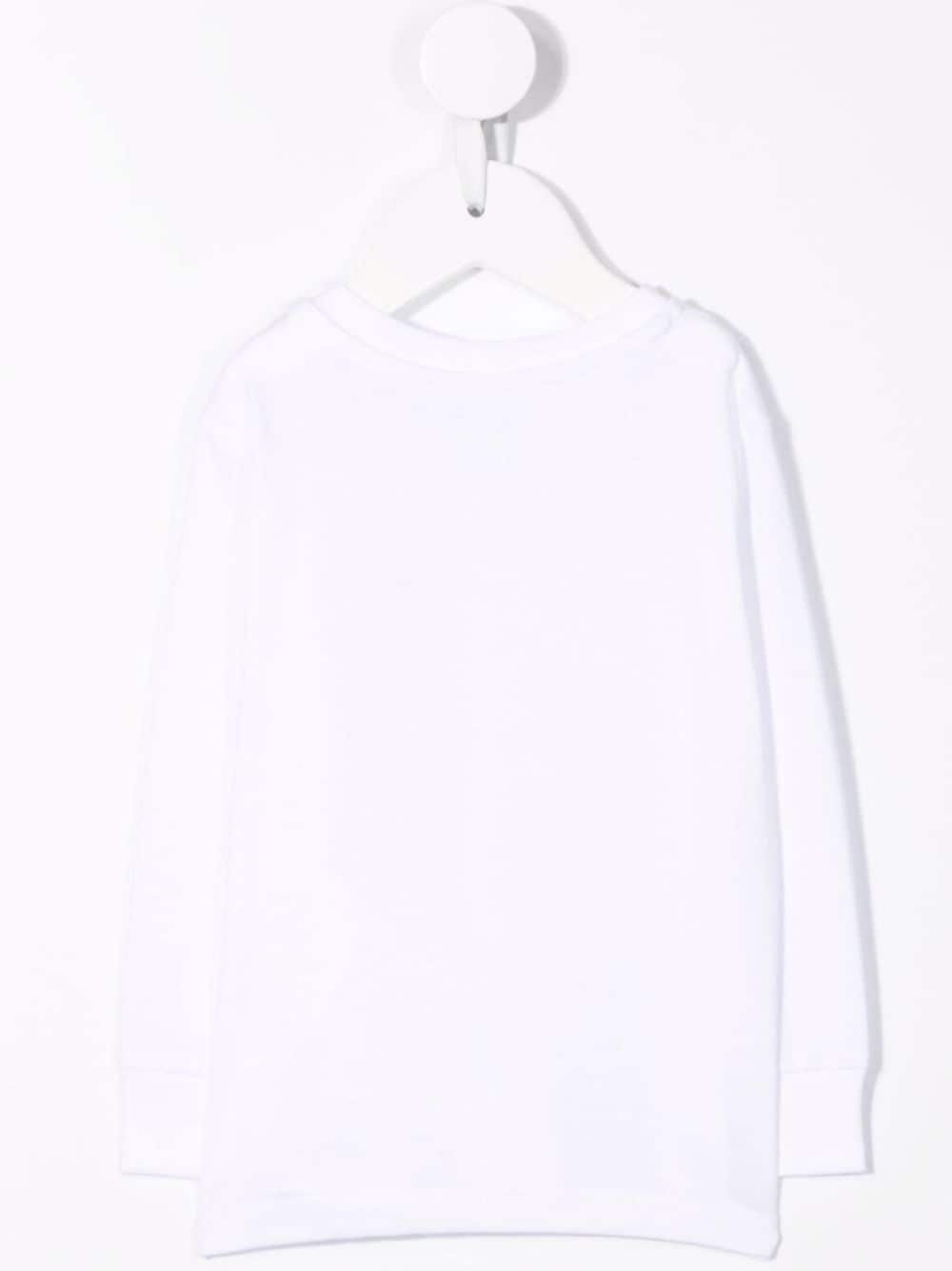 T-shirt per neonato in cotone bianca 320843804 004 Ralph Lauren Kids 