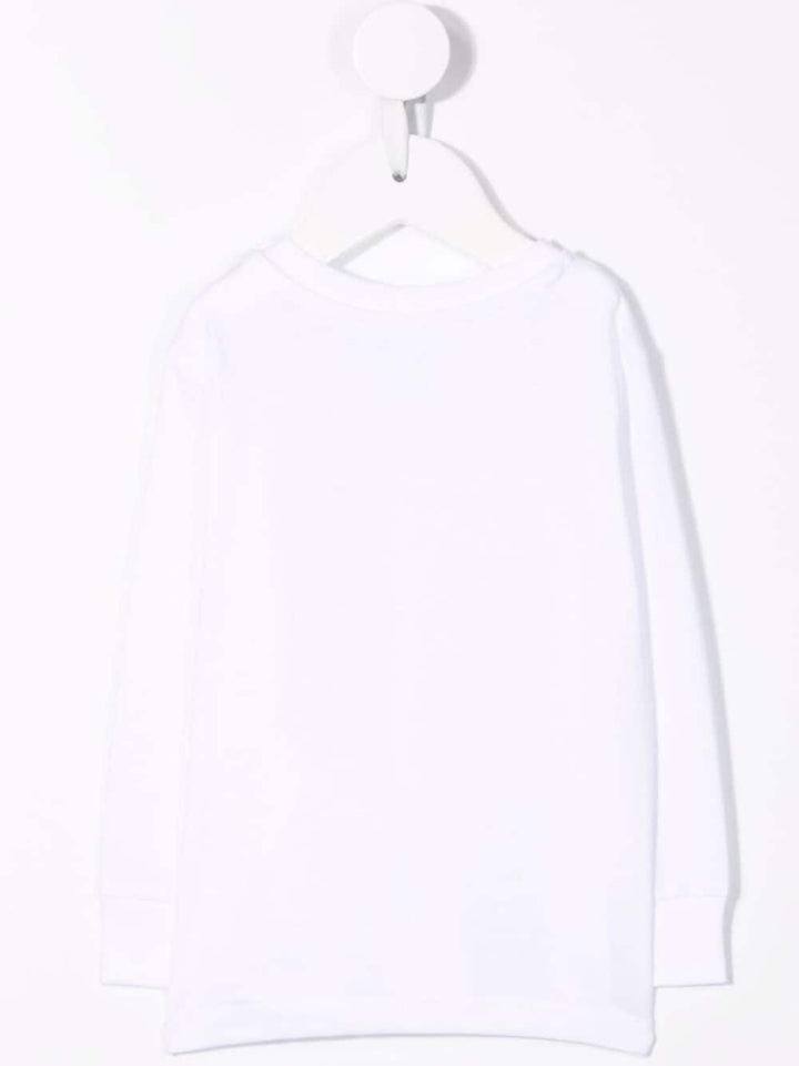 T-shirt per neonato in cotone bianca 320843804 004 Ralph Lauren Kids 