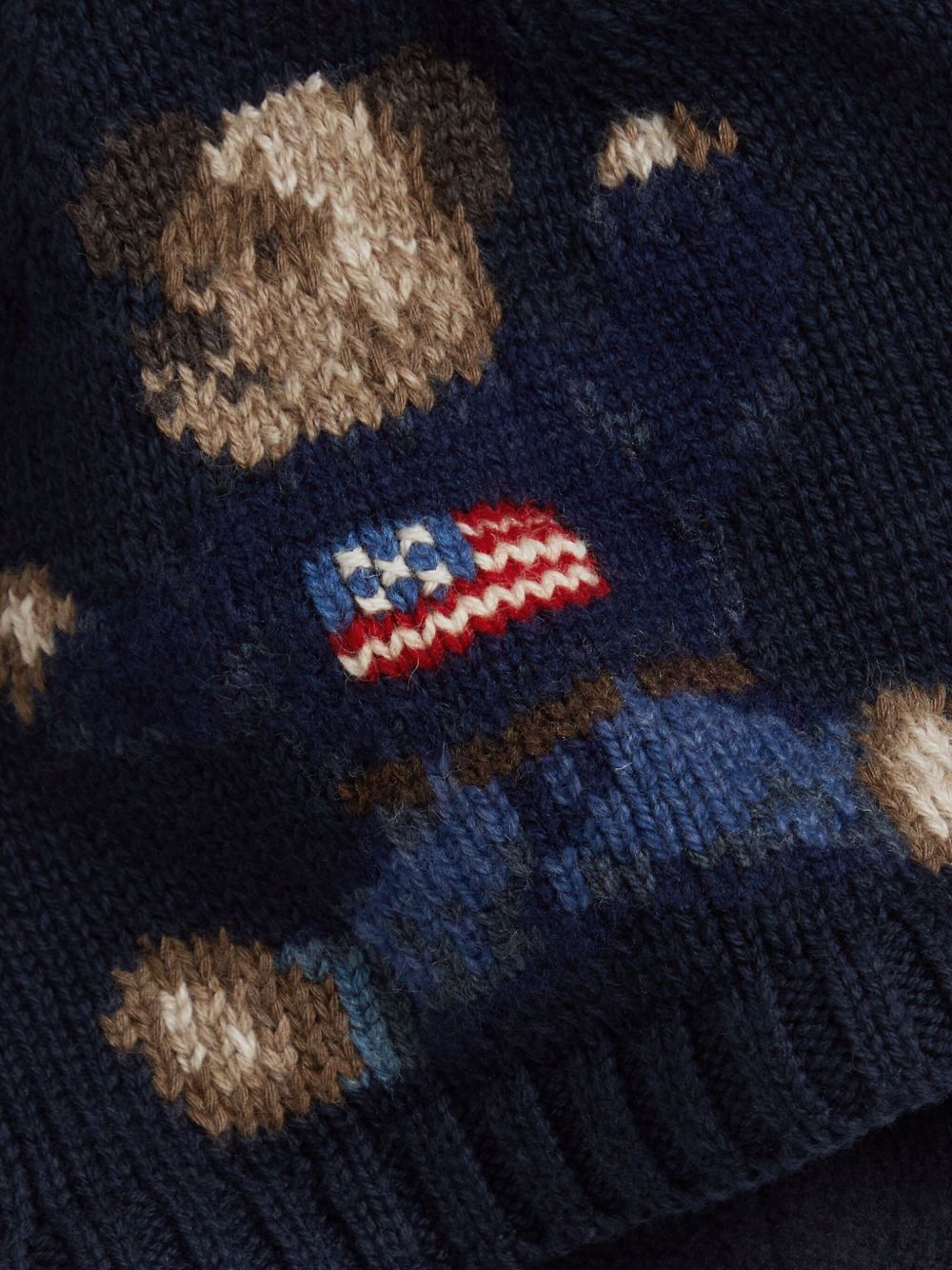 Cappello blu navy per neonato 320980661 001 Ralph Lauren Kids 