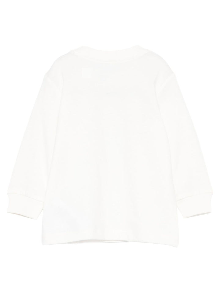 T-shirt bianco per neonato 320P00513 001 Ralph Lauren Kids 