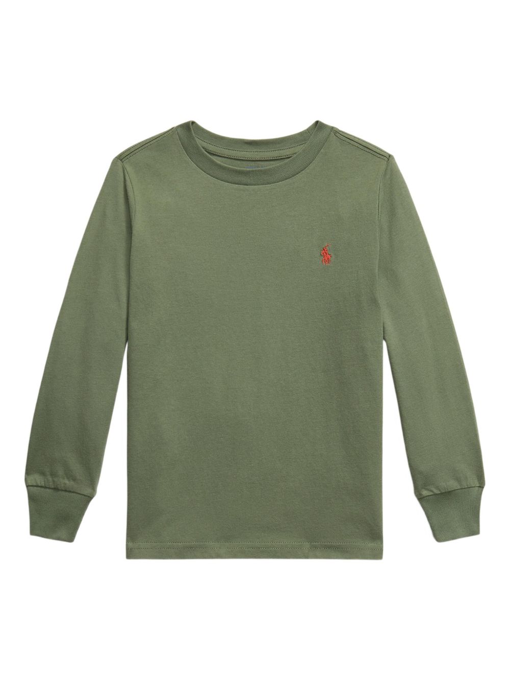 T-shirt verde oliva per bambino 322854677 101 Ralph Lauren Kids 