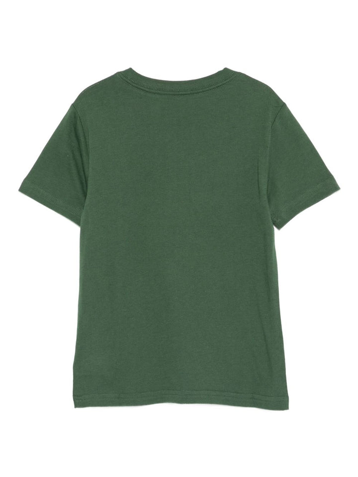 T-shirt verde per bambino 322981260 002 Ralph Lauren Kids 