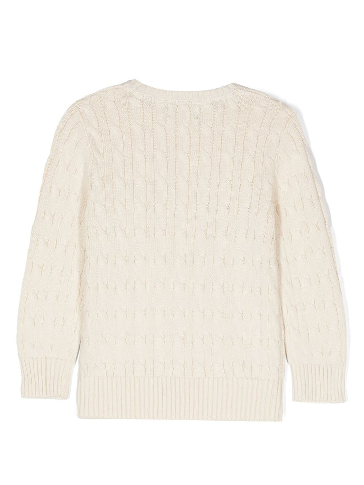 Maglione crema per bambino 323702674 068 Ralph Lauren Kids 