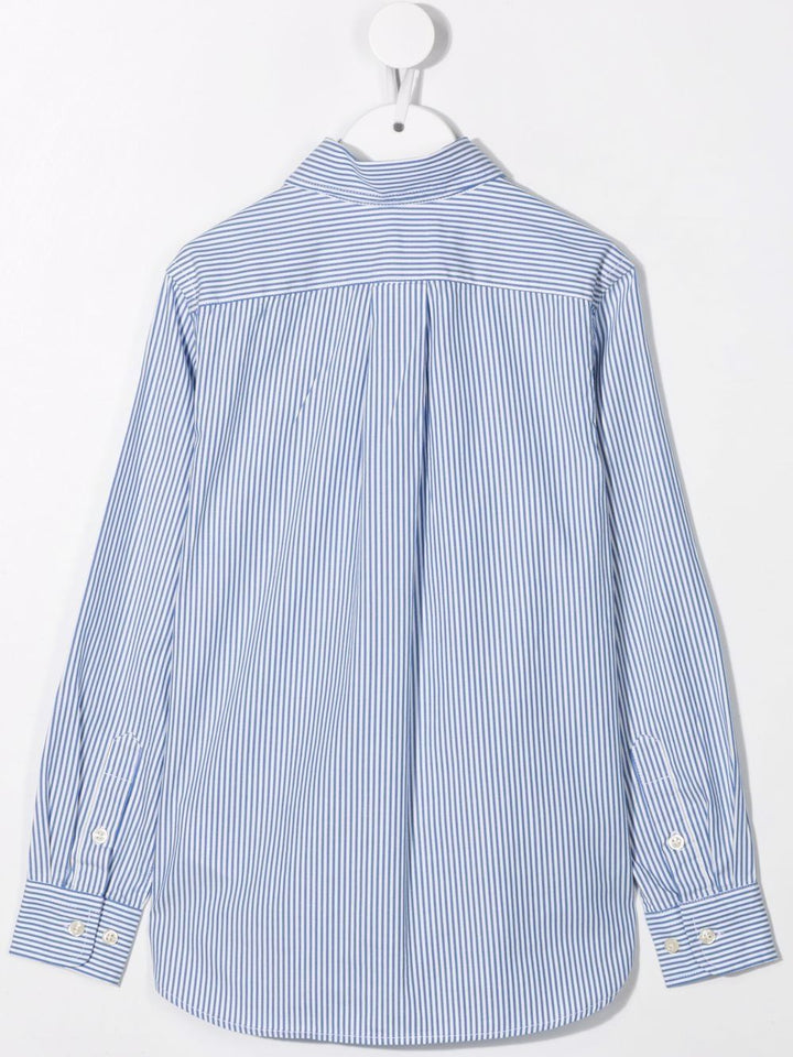 Camicia blu/bianca per bambino 323819240 001 Ralph Lauren Kids 