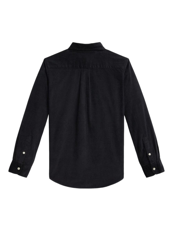 Camicia nera per bambino 323878888 008 Ralph Lauren Kids 