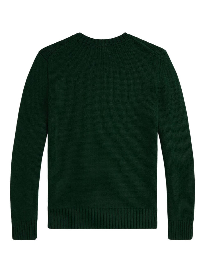 Maglione verde scuro per bambino 323978393 001 Ralph Lauren Kids 
