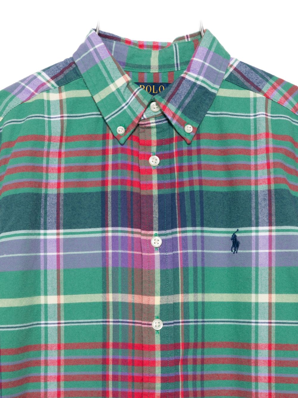 Camicia verde/multicolor per bambino 323979315 001 Ralph Lauren Kids 