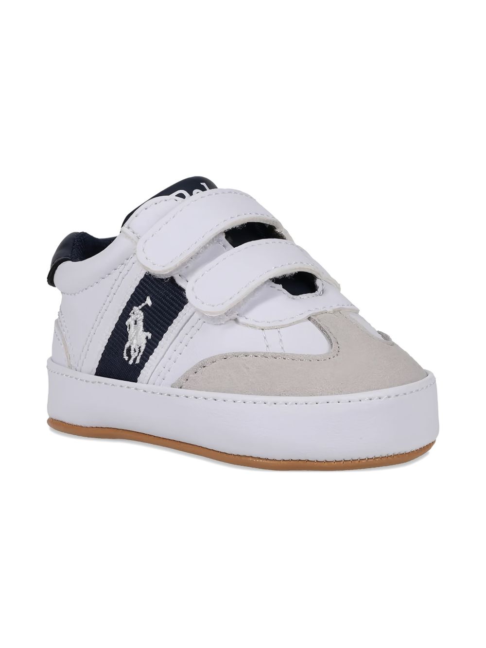 Sneakers bianche/blu per neonato RL03387101 HER Ralph Lauren Kids 