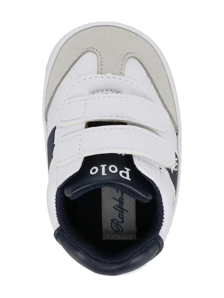 Sneakers bianche/blu per neonato RL03387101 HER Ralph Lauren Kids 