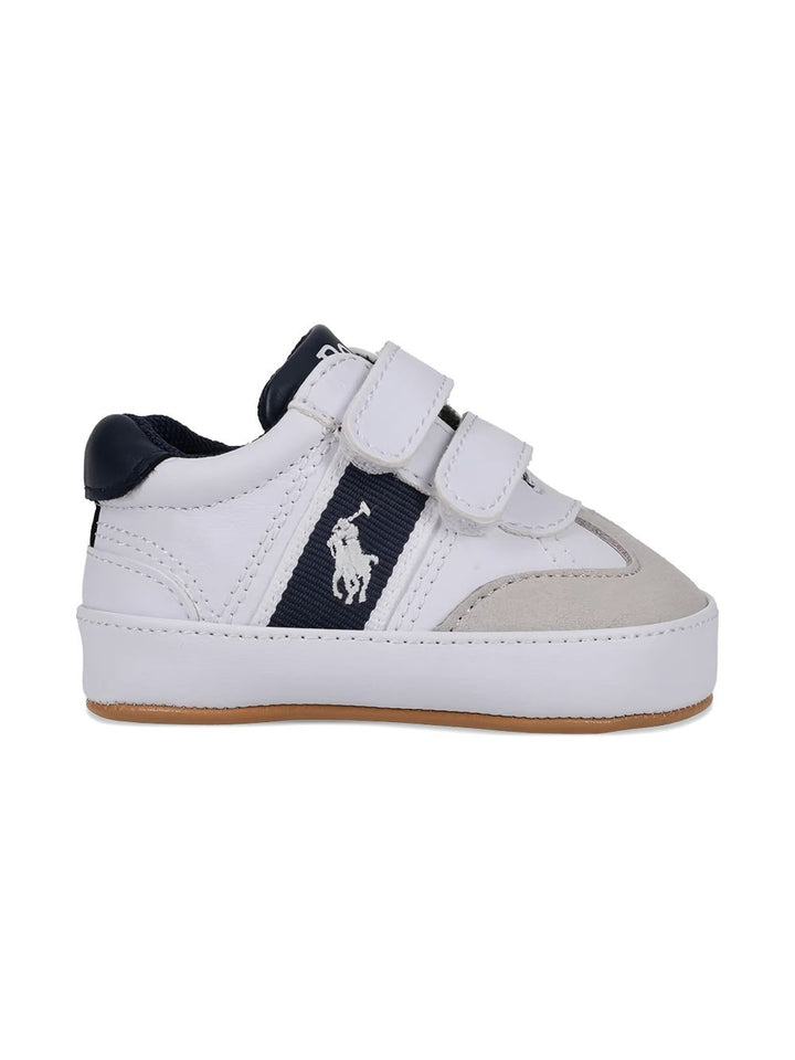 Sneakers bianche/blu per neonato RL03387101 HER Ralph Lauren Kids 