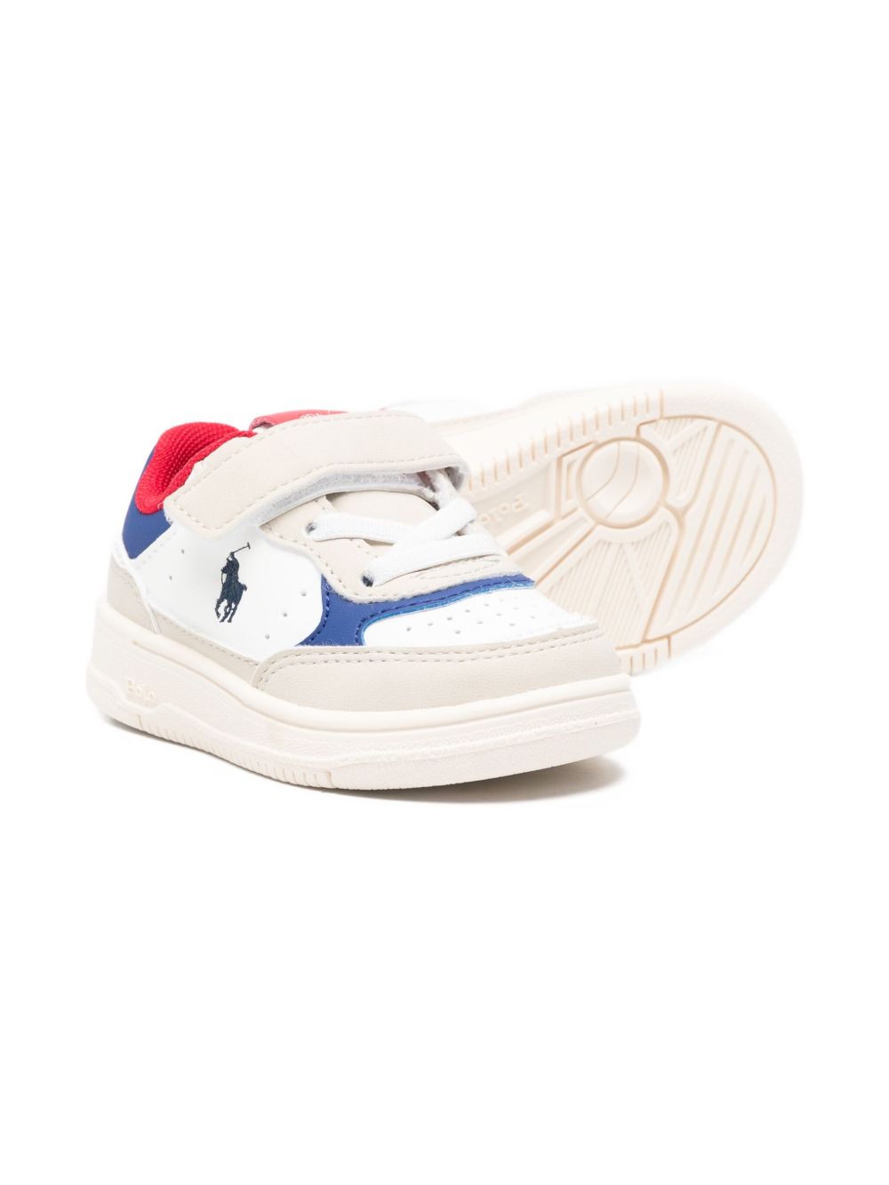 Sneakers beige/bianchi per bambino RL03404101 MAS Ralph Lauren Kids 