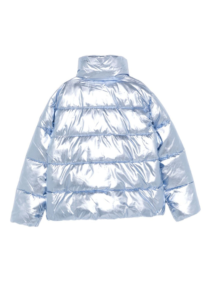 Giubbotto blu ghiaccio per bambina J32452GICED21 90008 Save The Duck Kids 