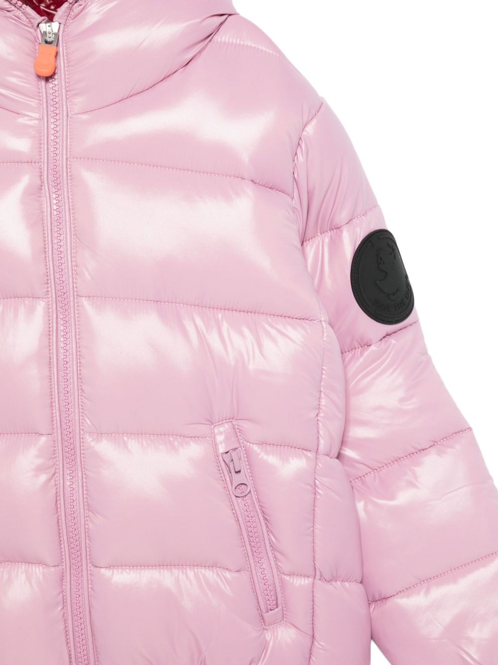 Giubbotto rosa chiaro per bambina J38090GLOVE21 80044 Save The Duck Kids 