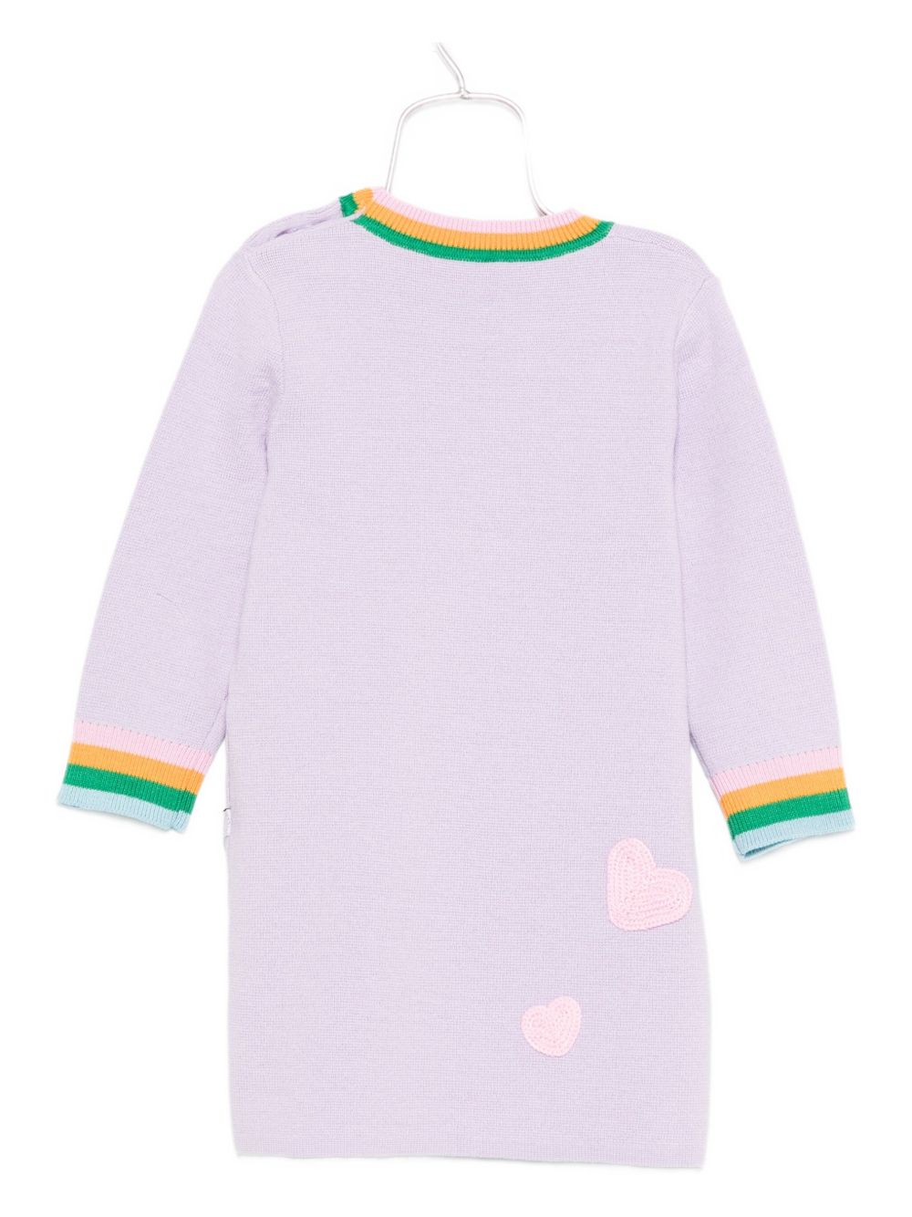 Abito viola chiaro per neonata TX1030Z1528 522 Stella McCartney Kids 