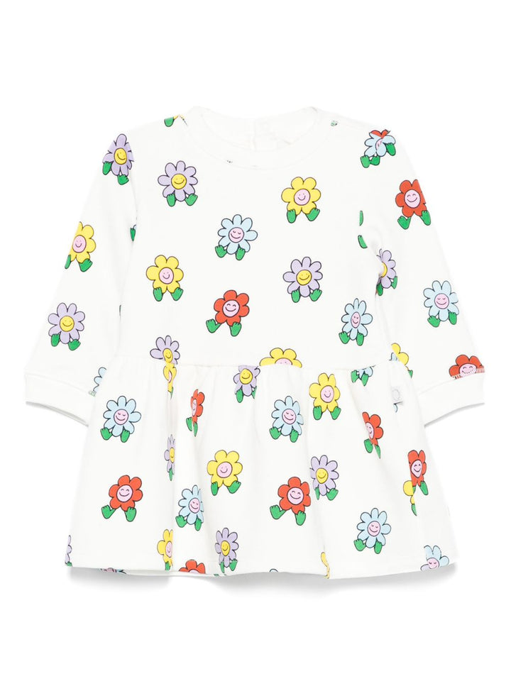 Abito bianco per neonata TX1040Z3208 101MC Stella McCartney Kids 