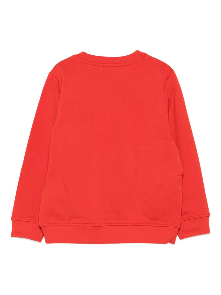 Felpa rossa per bambino TX4P30Z3059 421 Stella McCartney Kids 