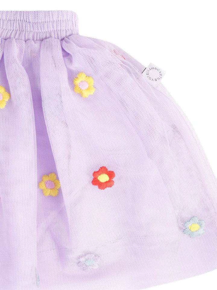 Gonna lilla per neonata TX7001Z3217 522EM Stella McCartney Kids 