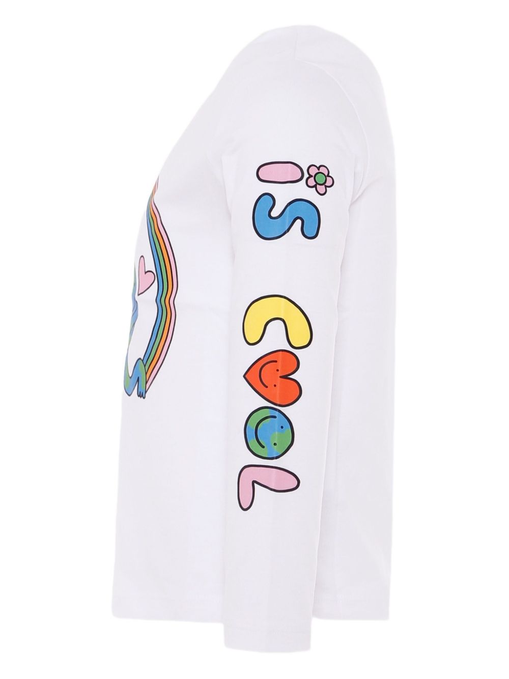 T-shirt bianco per bambino TX8A00Z0434 100 Stella McCartney Kids 