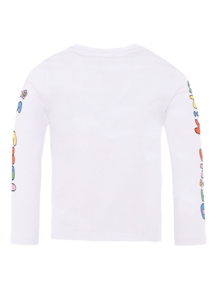 T-shirt bianco per bambino TX8A00Z0434 100 Stella McCartney Kids 