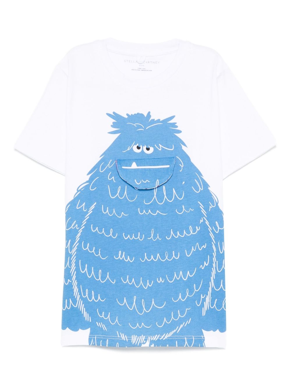 T-shirt bianca per bambino TX8Q41Z0434 100 Stella McCartney Kids 