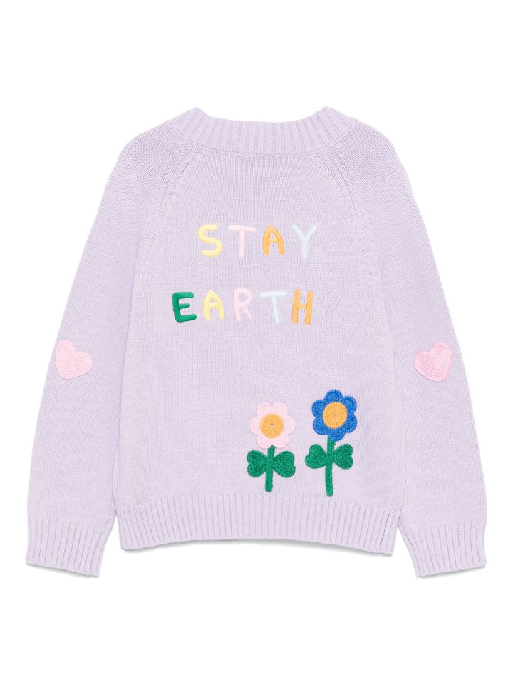 Cardigan viola per bambina TX9A10Z1528 522 Stella McCartney Kids 