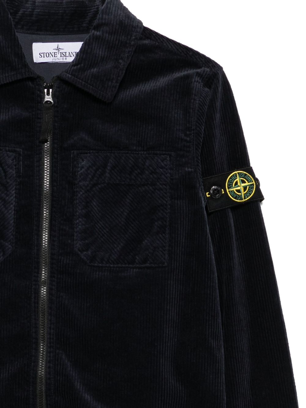 Giacca blu navy per bambino 61200003S0199 V0020 Stone Island Kids 