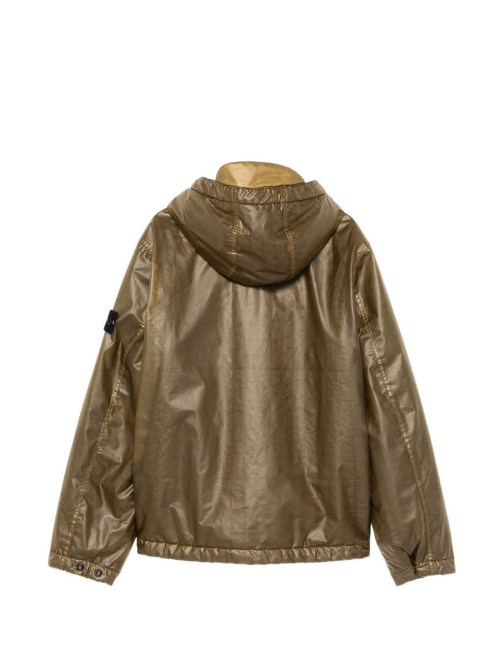 Giubbotto verde per bambino 64100016S0222 V0054 Stone Island Kids 