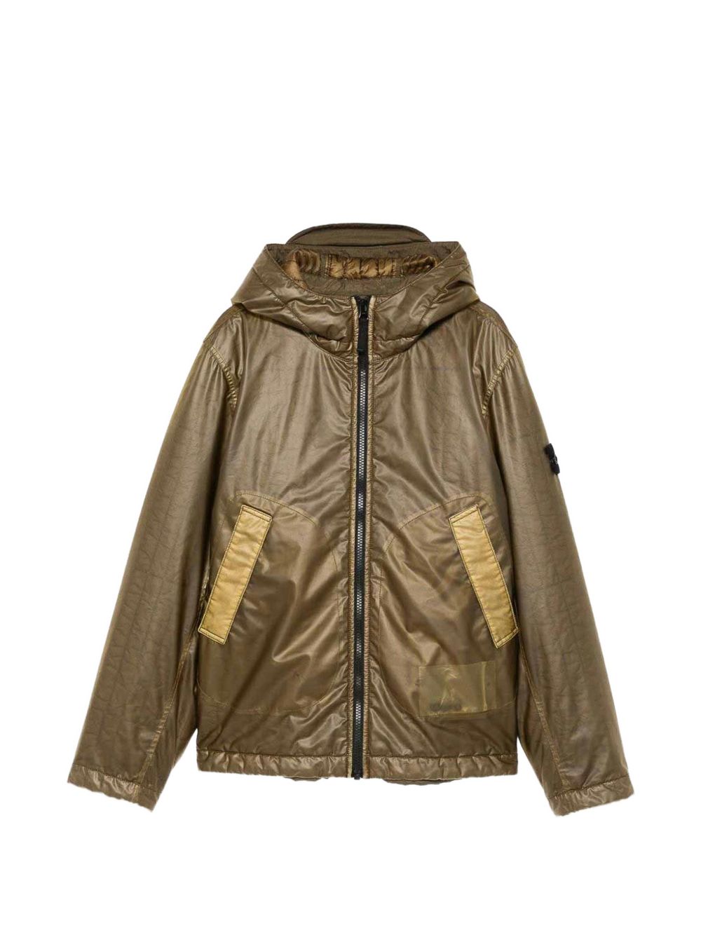 Giubbotto verde per bambino 64100016S0222 V0054 Stone Island Kids 