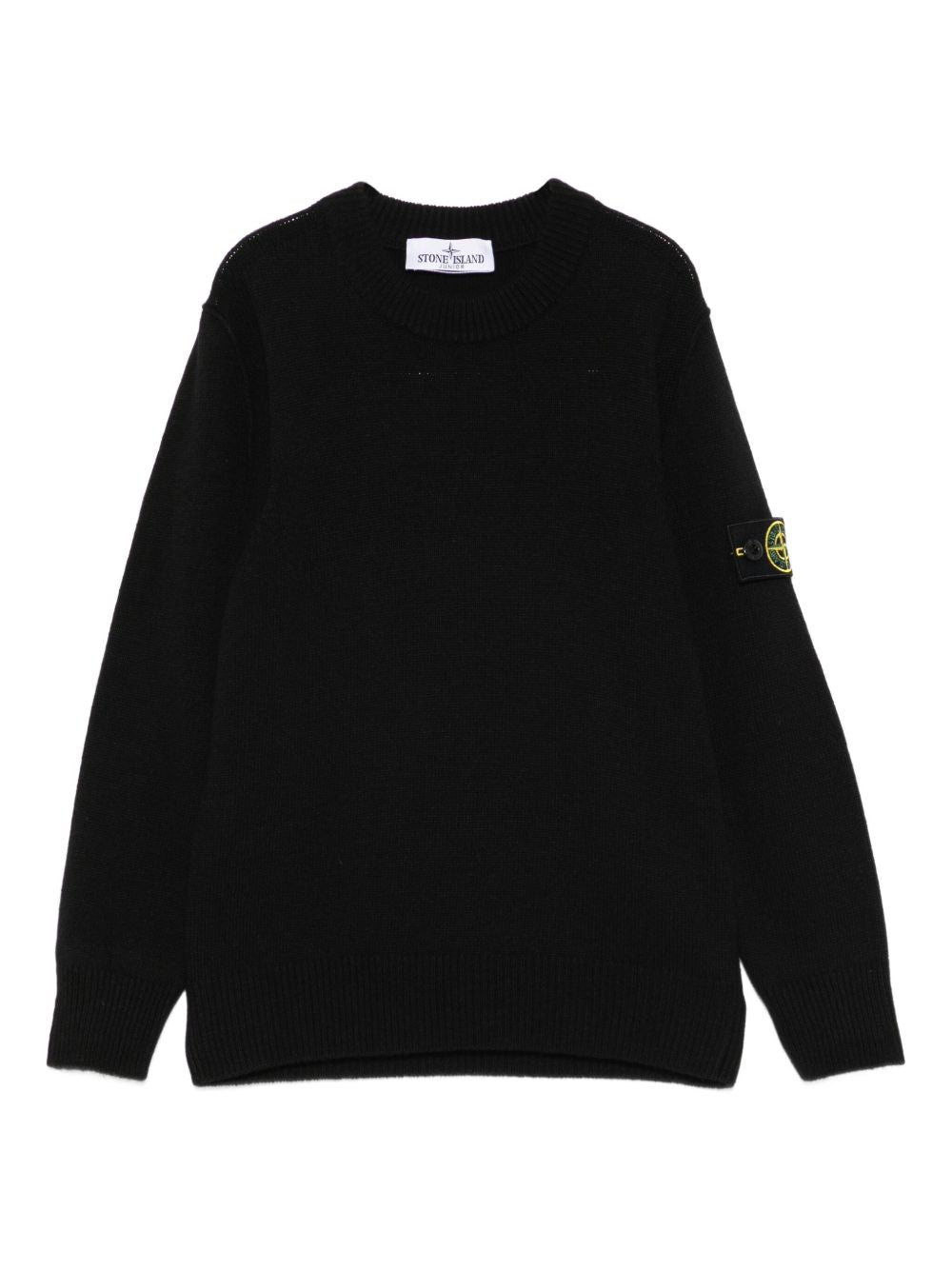 Maglione nero per bambino 65100002S00M1 V0029 Stone Island Kids 