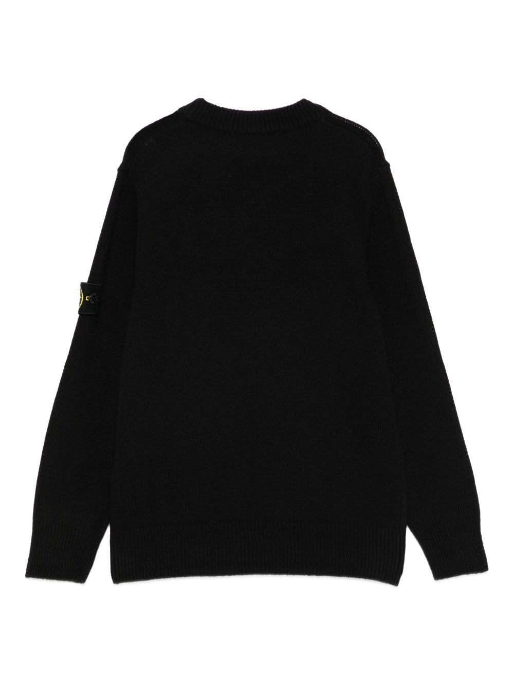 Maglione nero per bambino 65100002S00M1 V0029 Stone Island Kids 