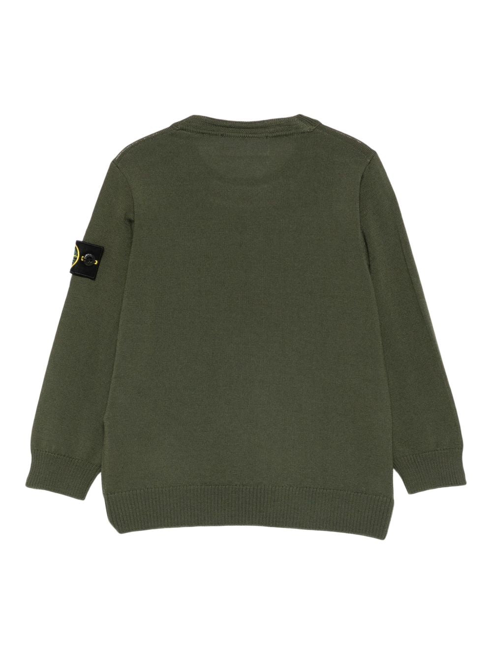 Maglione verde per bambino 65100009S0C04 V0054 Stone Island Kids 