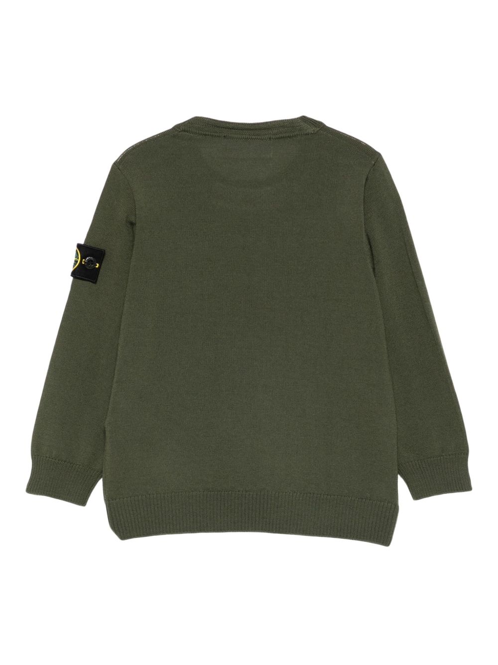 Maglione verde per bambino 65100009S0C04 V0054 Stone Island Kids 