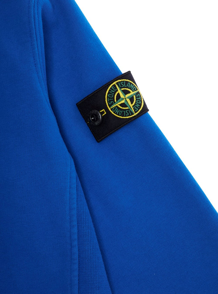 Felpa blu elettrico per bambino 66100001S0A20 V0022 Stone Island Kids 