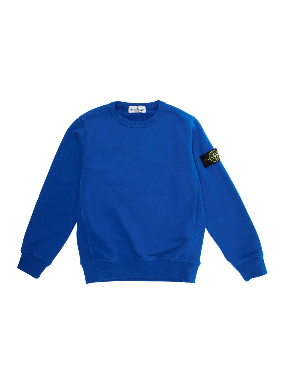 Felpa blu elettrico per bambino 66100001S0A20 V0022 Stone Island Kids 