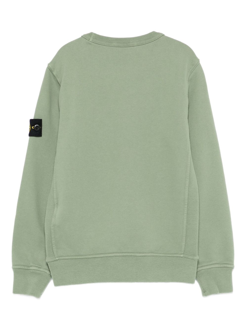 Felpa verde salvia per bambino 66100001S0A20 V0055 Stone Island Kids 