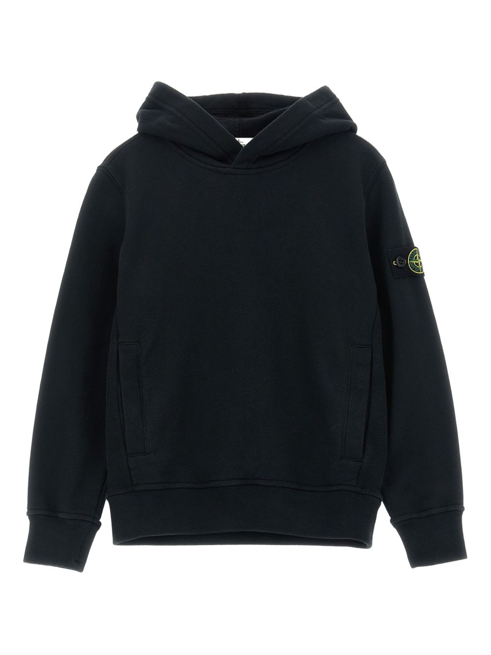 Felpa nera per bambino 66100004S0A20 V0029 Stone Island Kids 