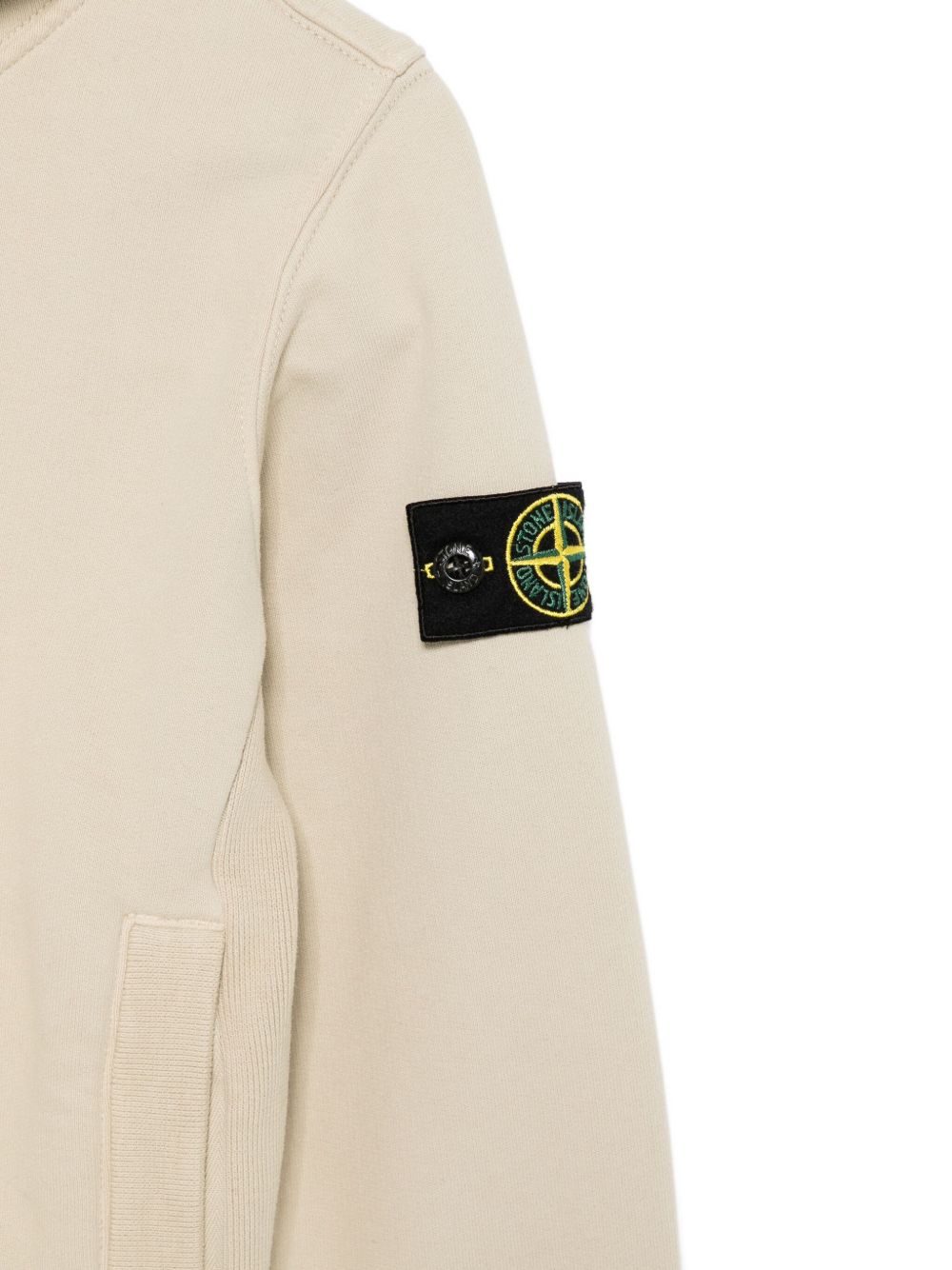 Felpa beige per bambino 66100004S0A20 V0095 Stone Island Kids 