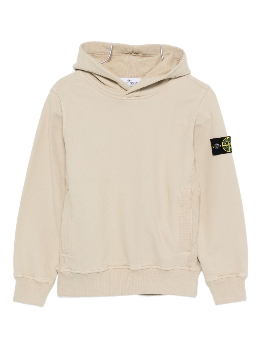 Felpa beige per bambino 66100004S0A20 V0095 Stone Island Kids 