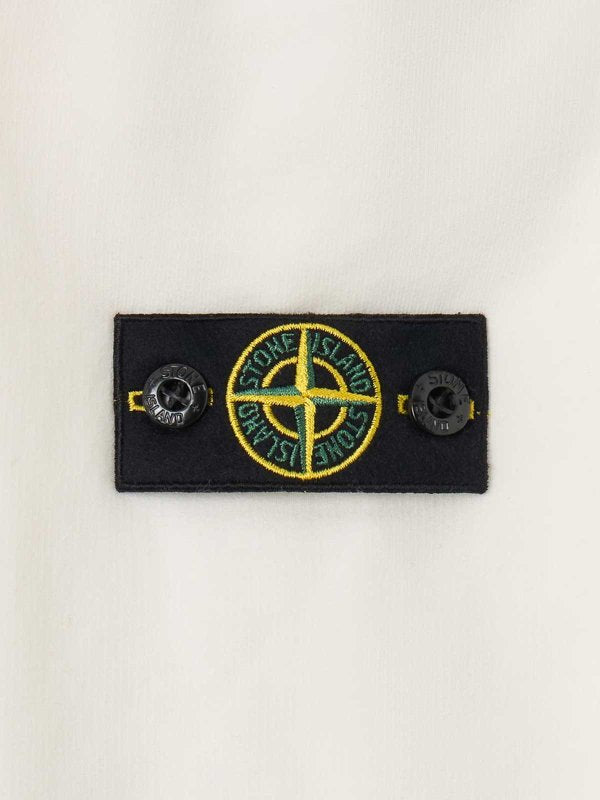 Felpa natural per bambino 66100004S0A20 V0099 Stone Island Kids 