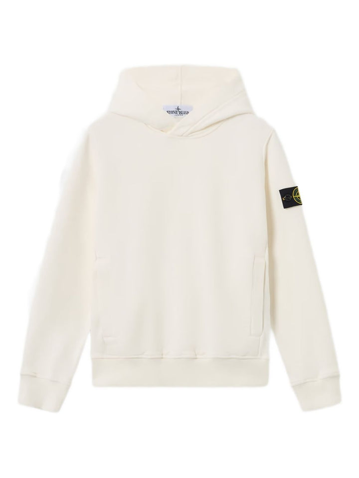 Felpa natural per bambino 66100004S0A20 V0099 Stone Island Kids 