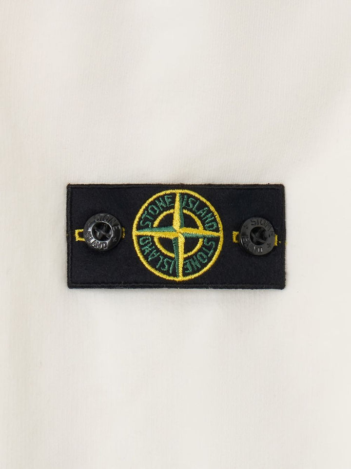 Felpa natural per bambino 66100004S0A20 V0099 Stone Island Kids 