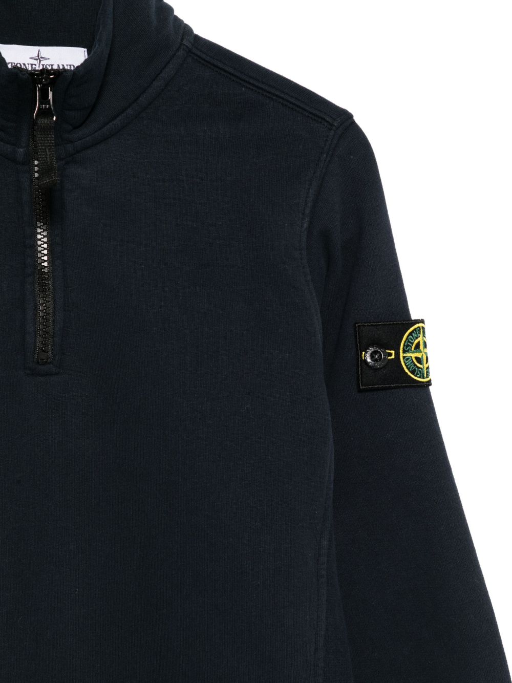 Felpa blu navy per bambino 66100012S0A20 V0020 Stone Island Kids 