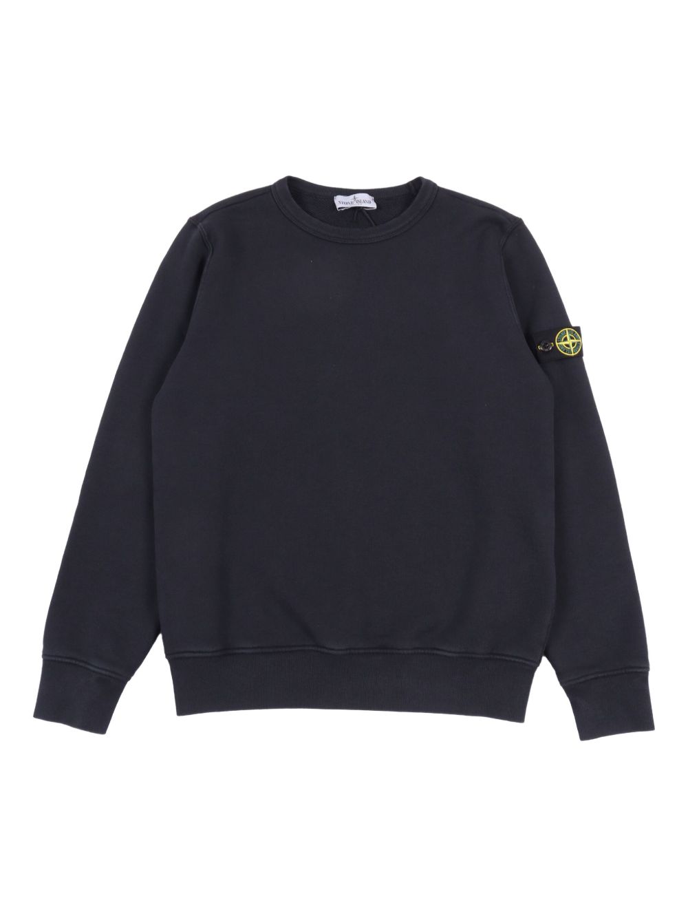 Felpa nera per bambino 66100019S0045 V0129 Stone Island Kids 