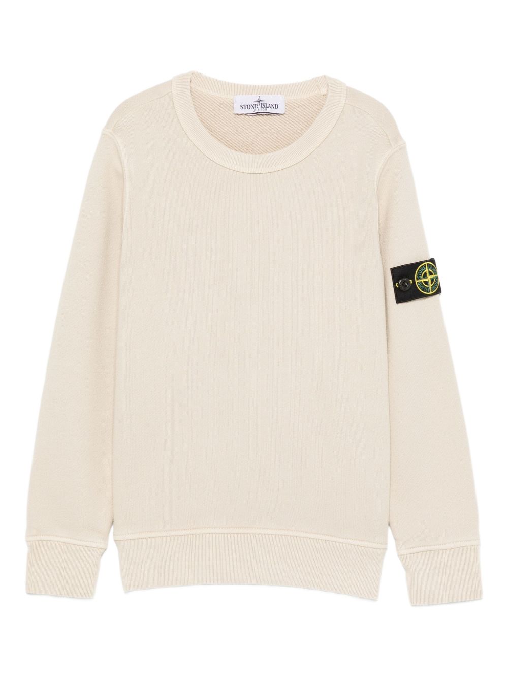Felpa beige chiaro per bambino 66100019S0045 V0195 Stone Island Kids 