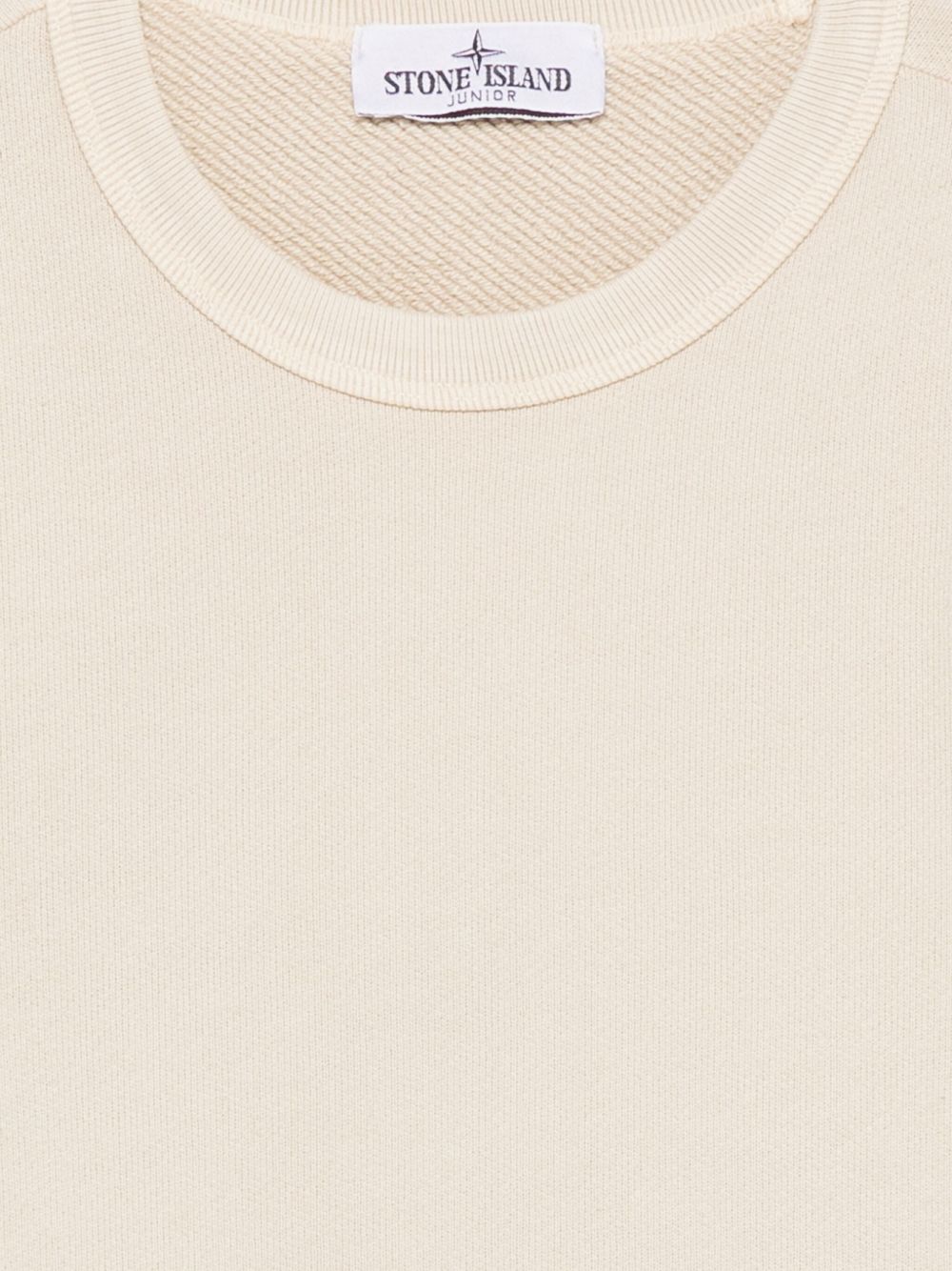 Felpa beige chiaro per bambino 66100019S0045 V0195 Stone Island Kids 