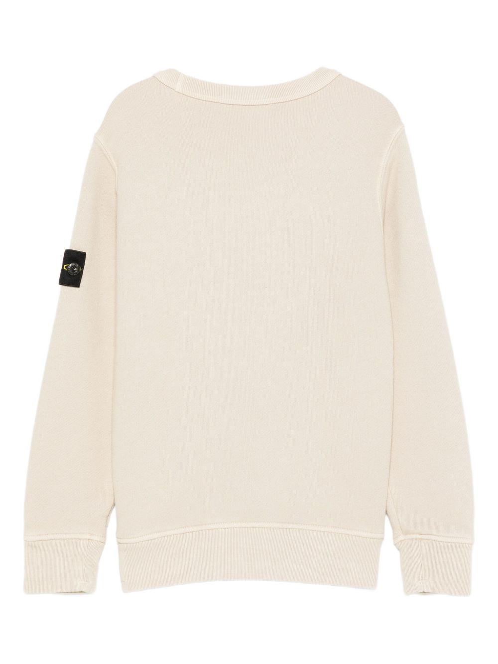 Felpa beige chiaro per bambino 66100019S0045 V0195 Stone Island Kids 